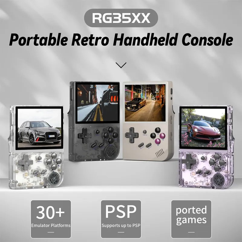 Konzola za igranje RG35XX 64G ljubicasta