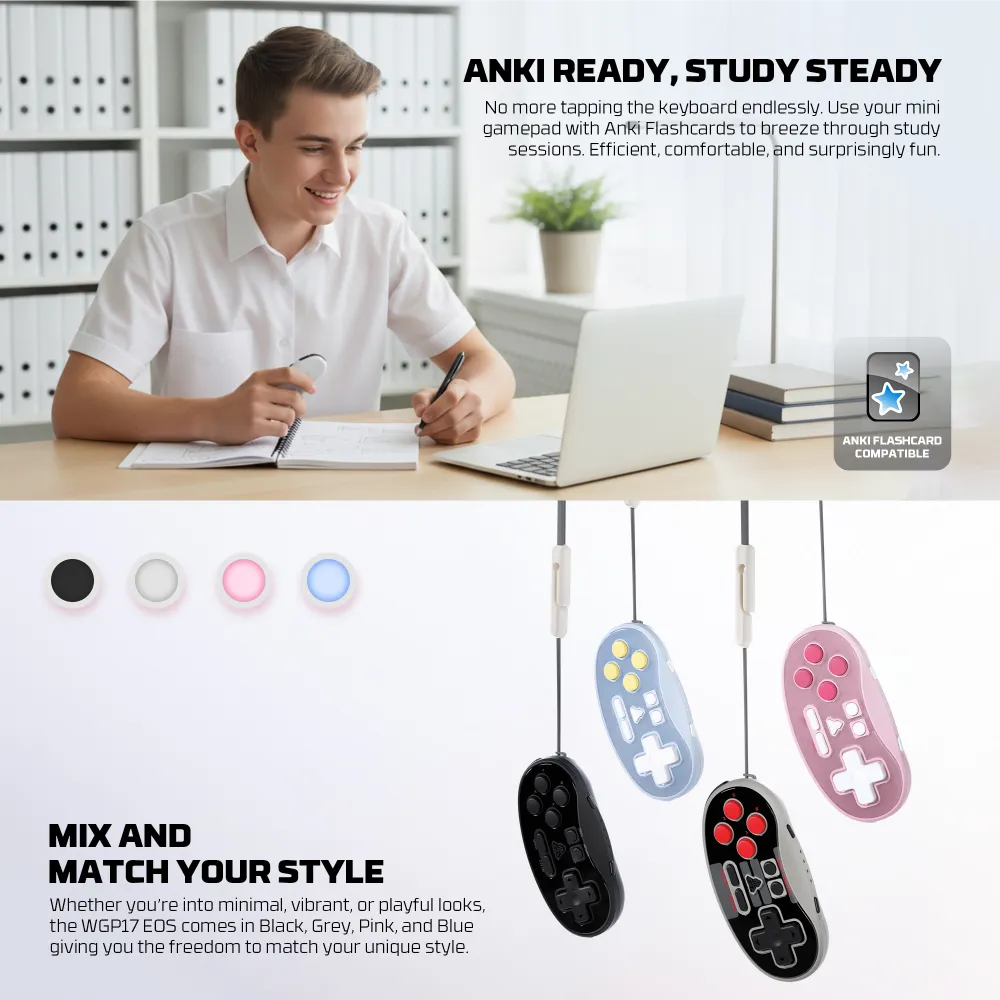 Joypad Wireless Fantech WGP17 Eos mini crni