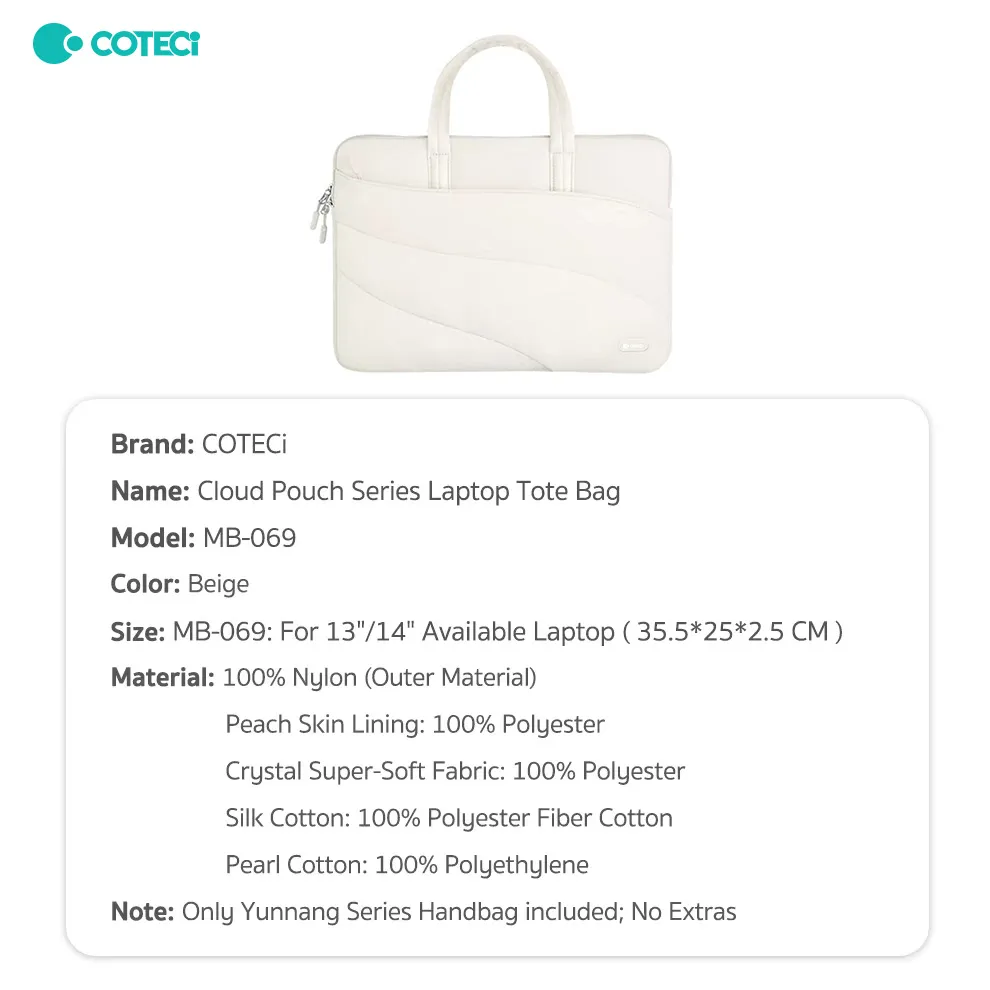 Torba za laptop Coteci MB-069 13-14 inch bez