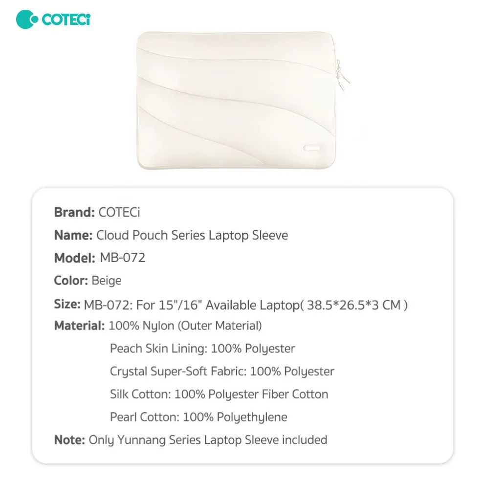 Torba za laptop Coteci MB-072 15-16 inch bez
