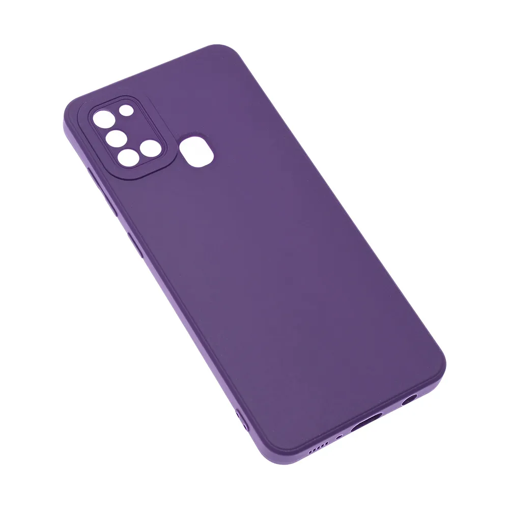 Maska Teracell Giulietta za Samsung A217F Galaxy A21s mat tamno ljubicasta