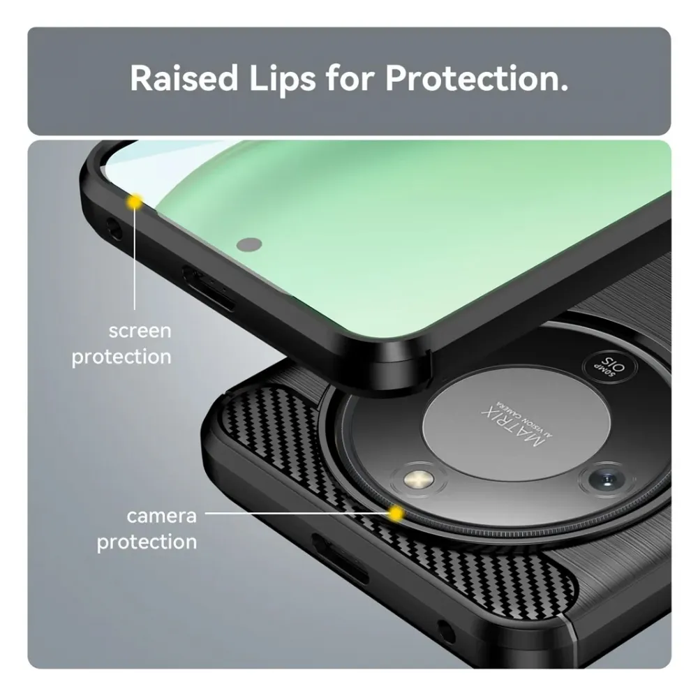 Maska Defender Safeguard za Honor Magic 8 Lite crna