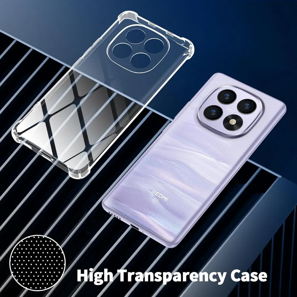 Maska Transparent ice Cube za Xiaomi Redmi Note 15 Pro 5G (EU)
