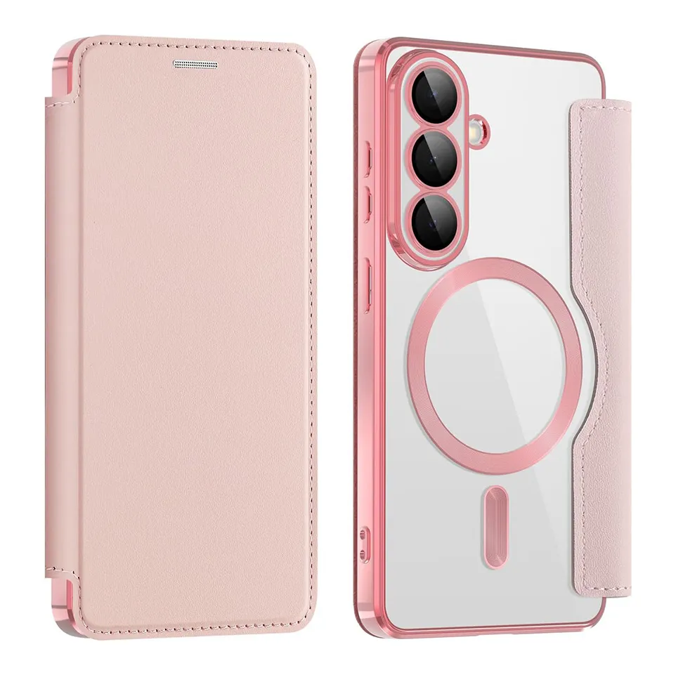 Maska Magsafe Lux Bi Fold za Samsung S941B Galaxy S26 roze