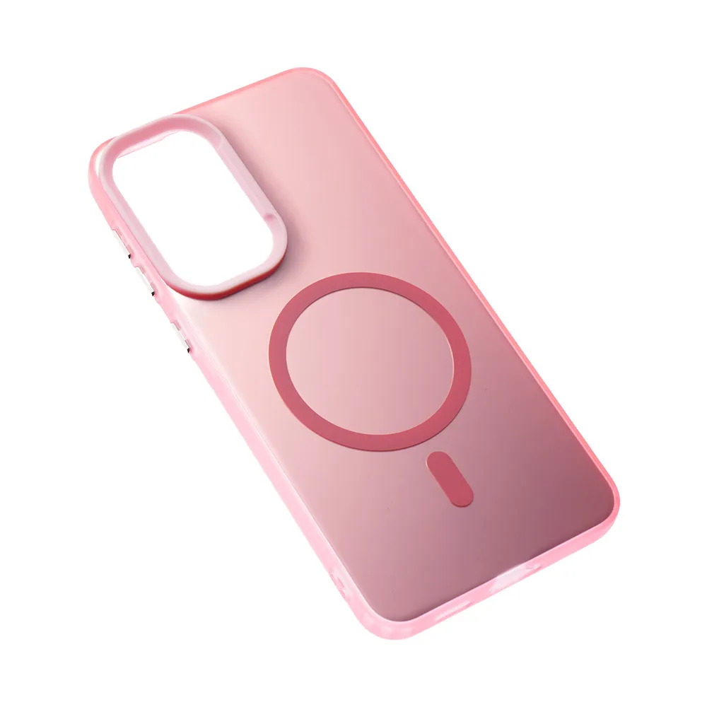 Maska Magsafe Clear za Samsung A576B Galaxy A57 5G roze