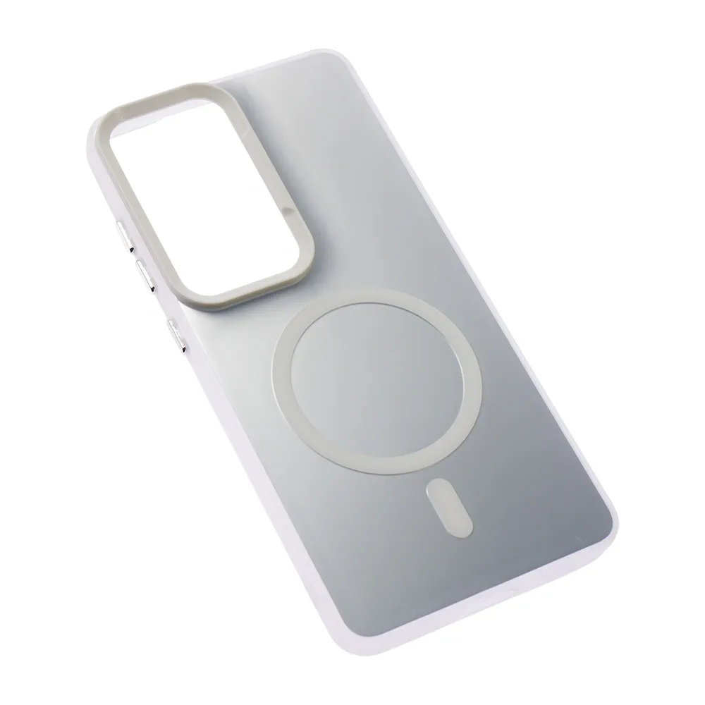Maska Magsafe Clear za Samsung S948B Galaxy S26 Ultra srebrna