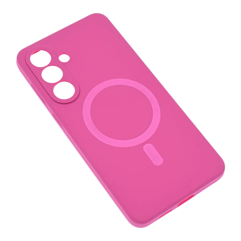 Maska Magsafe Pure color za Samsung S946B Galaxy S26 Plus tamno pink