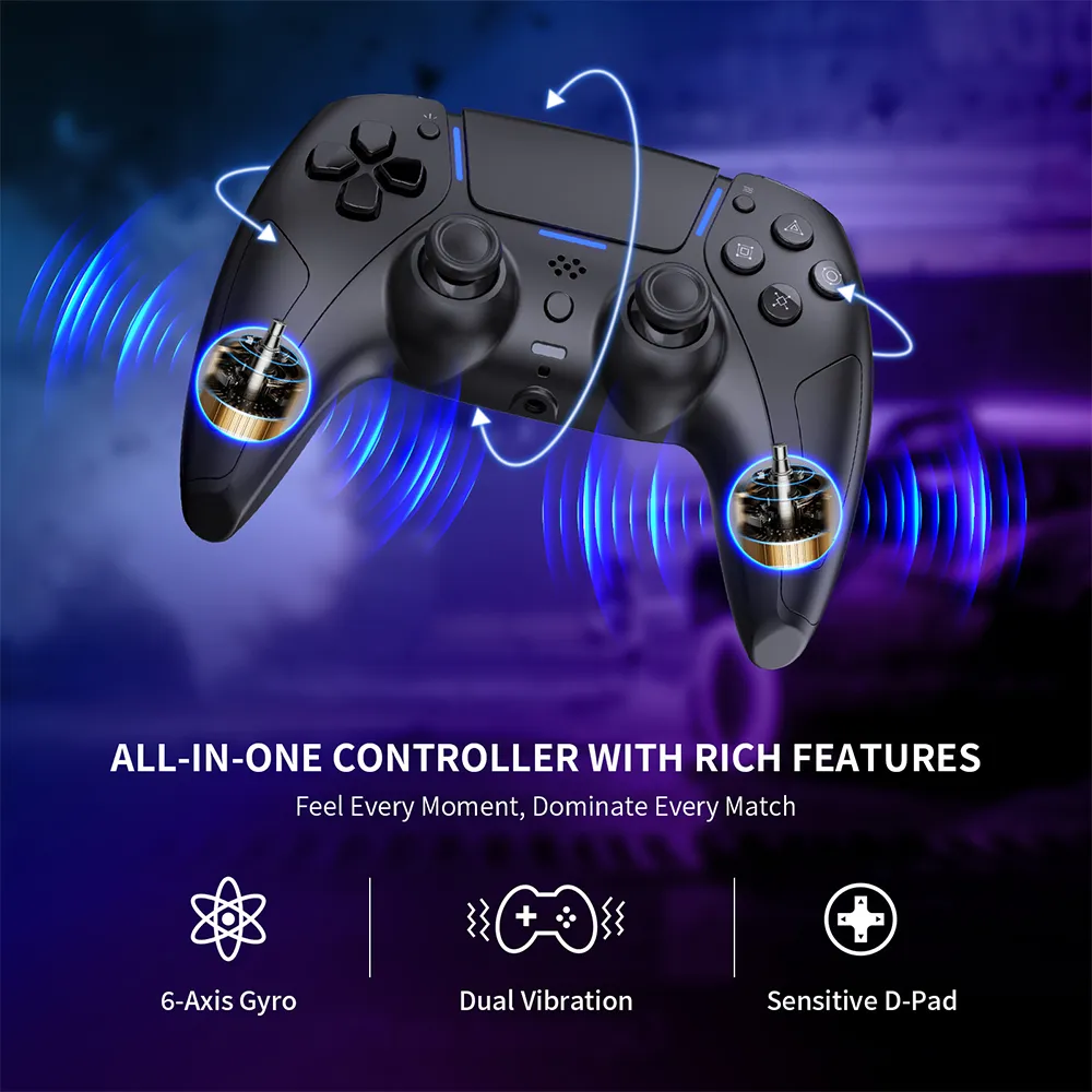 Joypad PS5 custom black