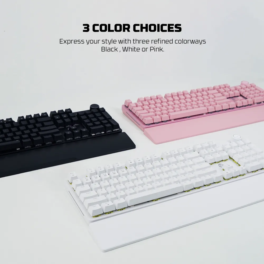 Tastatura Mehanicka Gaming Fantech MK894 RGB Maxpower II bela (yellow zest switch)