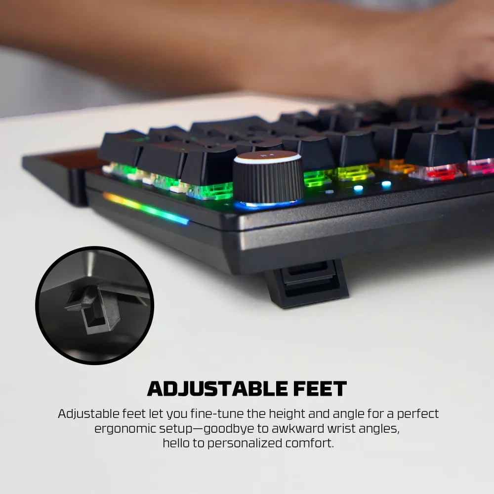 Tastatura Mehanicka Gaming Fantech MK894 RGB Maxpower II bela (yellow zest switch)