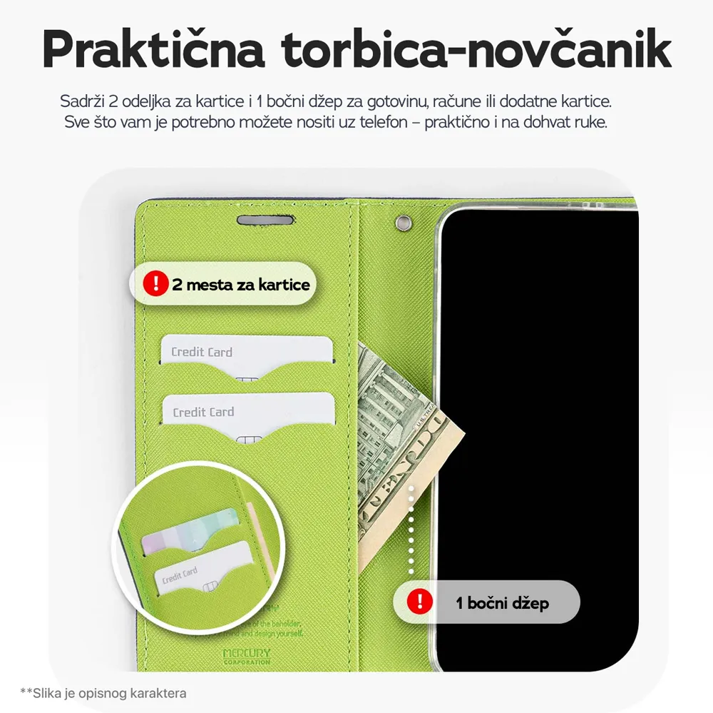 Maska Mercury za Samsung A376B Galaxy A37 5G tamno plava