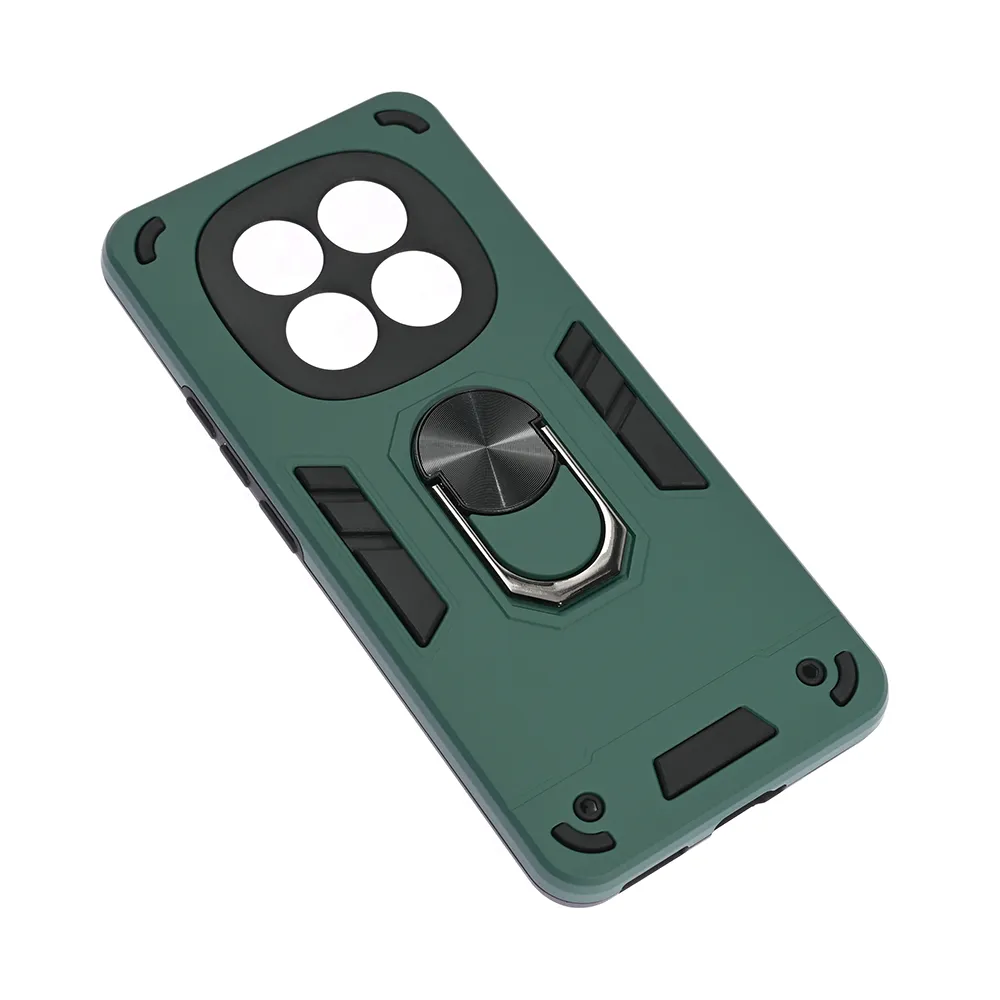 Maska Hard Ring za Xiaomi Redmi Note 15 5G tamno zelena