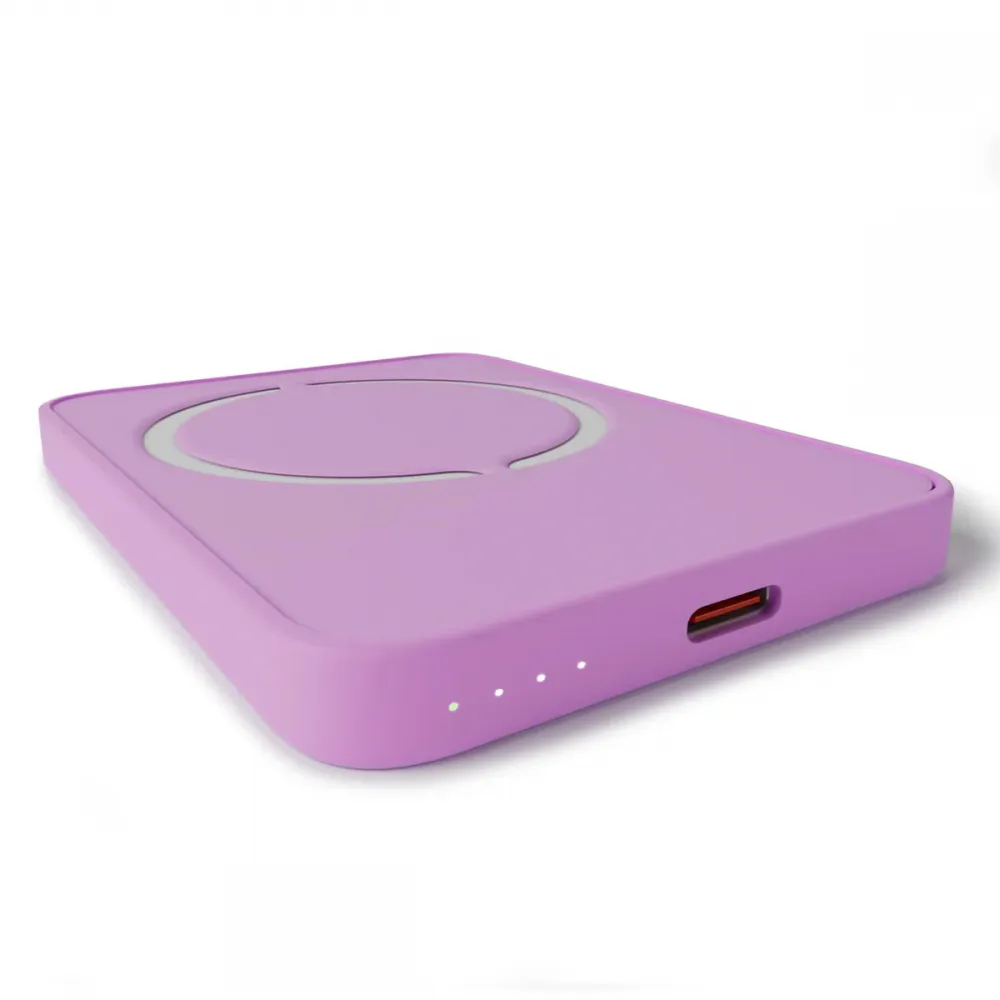 Power bank prenosiva baterija PURO Magsafe 4200mAh ljubicasta