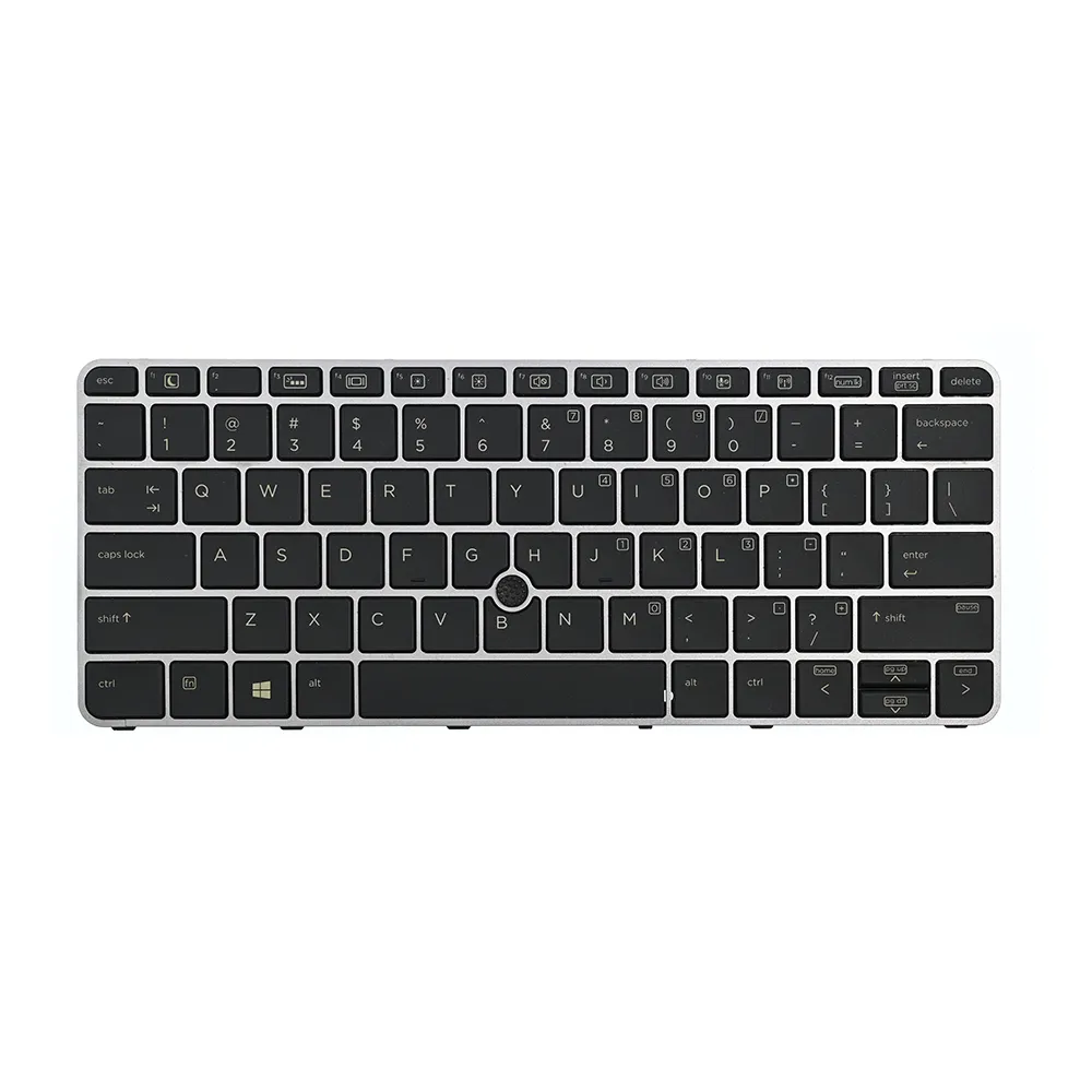 Tastatura za laptop HP 820 G3 sa misem sivi frejm