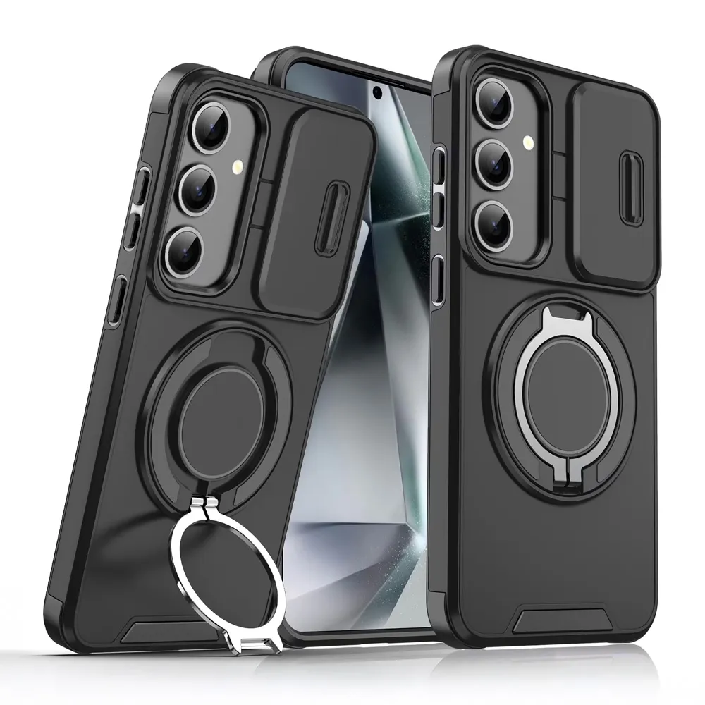 Maska CamShield Ring stand za Samsung S941B Galaxy S26 crna