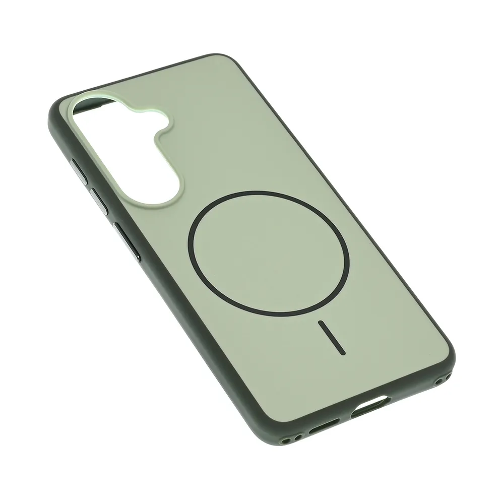 Maska Magsafe Matte Line za Samsung S941B Galaxy S26 zelena