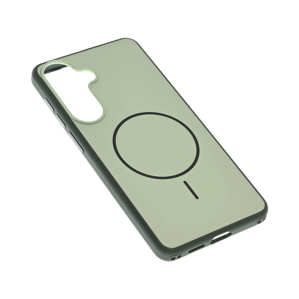Maska Magsafe Matte Line za Samsung S946B Galaxy S26 Plus zelena