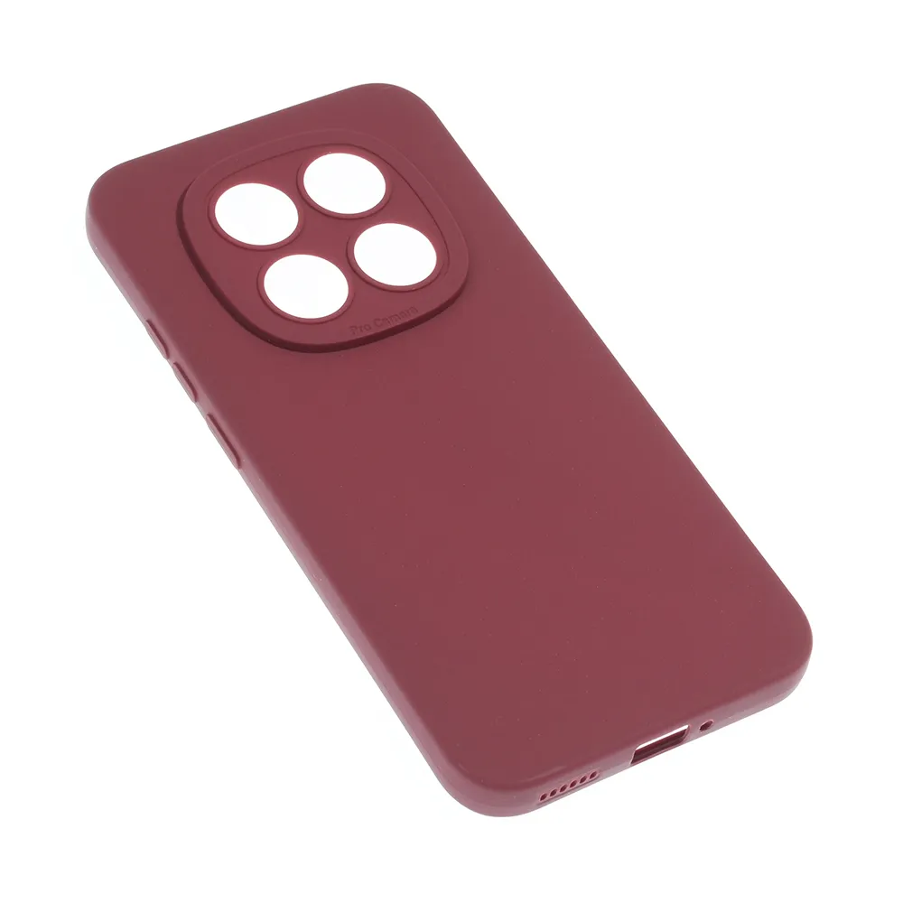 Maska Silikon Pro Camera za Xiaomi Redmi Note 15 Pro Plus 5G bordo