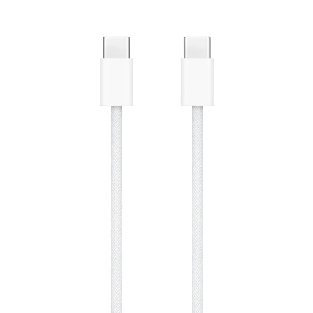 Data kabl L za iPhone 15-17 60W Type C na Type C beli 1m