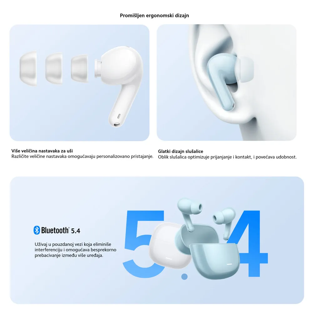 Bluetooth slusalice Xiaomi Redmi Buds 8 lite plave