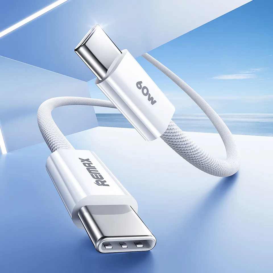 Data kabl REMAX Chelectricy Series 65W PD Fast Charging RC-C010 Type C na Type C beli