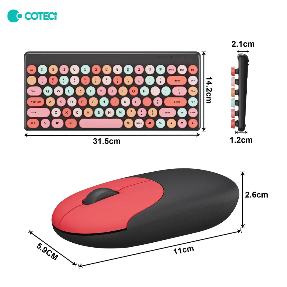 Combo mis i tastatura Coteci OF-053 plava
