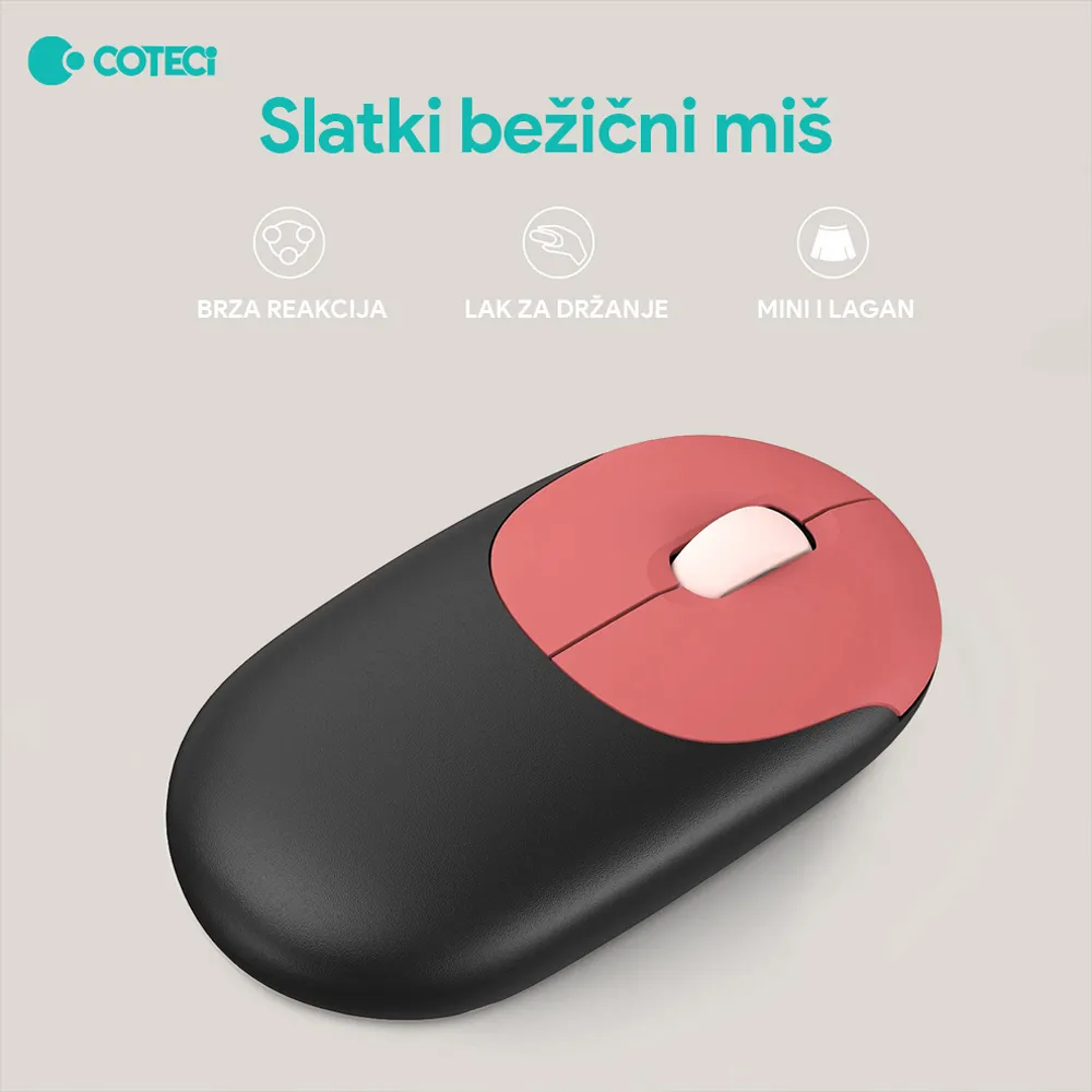 Combo mis i tastatura Coteci OF-053 zelena
