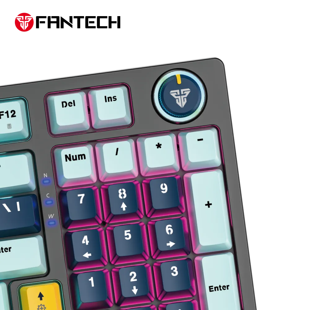 Tastatura Mehanicka Gaming Fantech MK890 RGB Atom MK96 SkyBlue (Rosie switch)