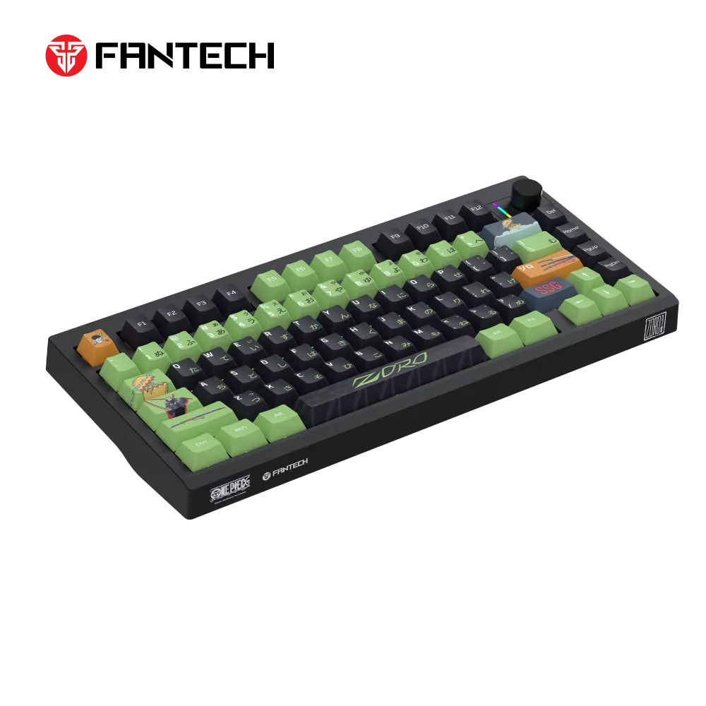 Tastatura Mehanicka Gaming Fantech MK921 Maxfit 8 Wireless ONE PIECE - ZORO (brown switch)