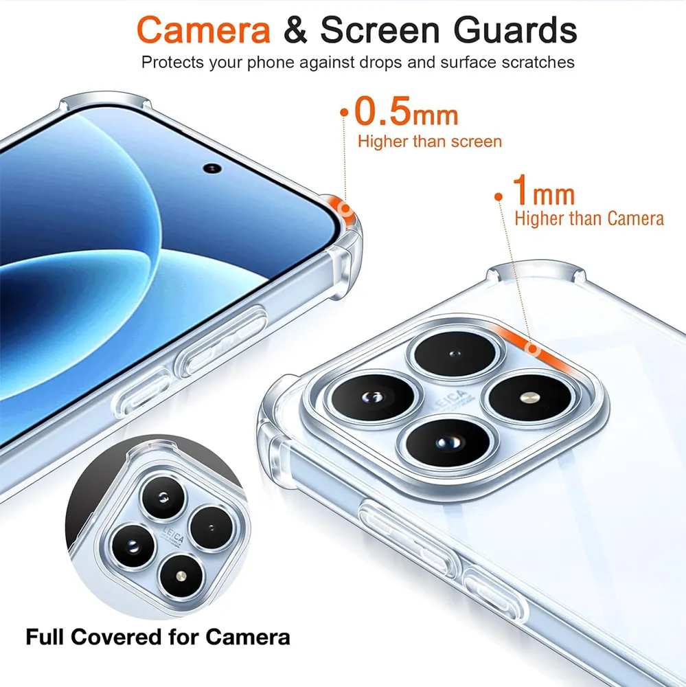 Maska Transparent Ice Cube za Xiaomi 17