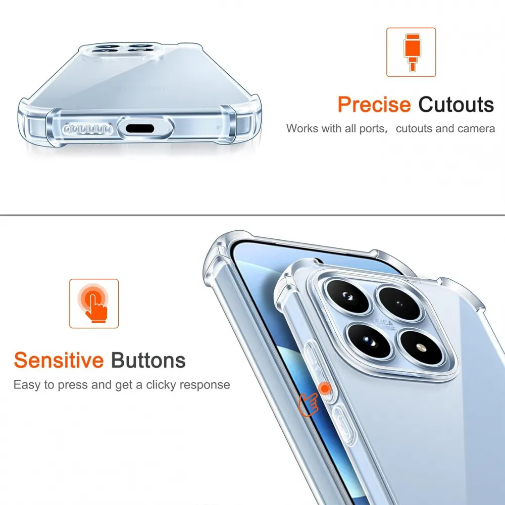 Maska Transparent Ice Cube za Xiaomi 17