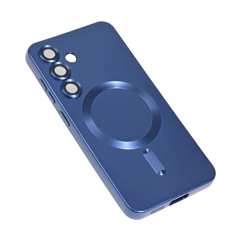 Maska Magsafe Chrome za Samsung S931B Galaxy S25 tamno plava