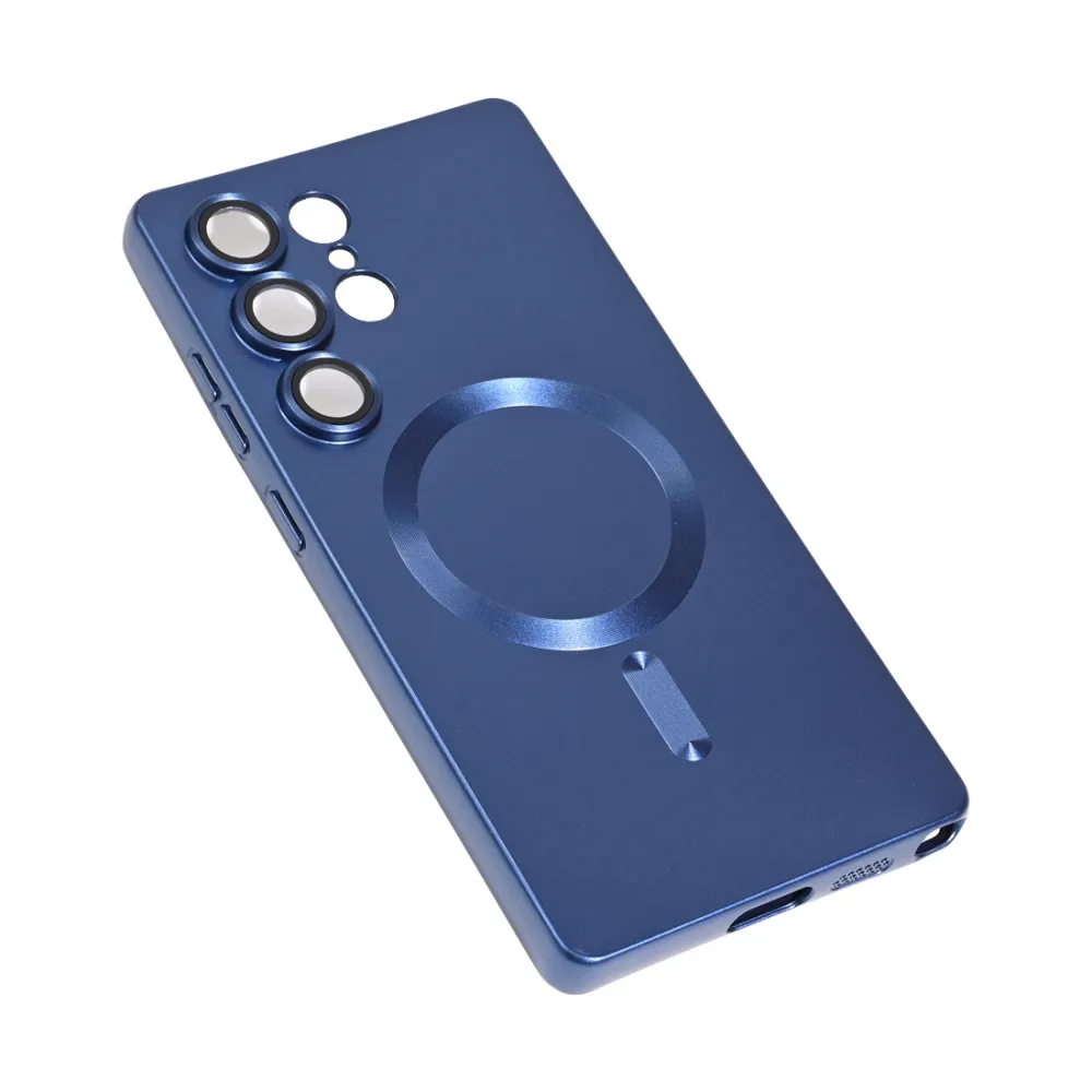 Maska Magsafe Chrome za Samsung S938B Galaxy S25 Ultra tamno plava