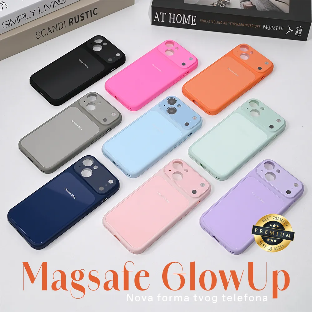 Maska Magsafe GlowUp za iPhone 17 6.3 tamno plava
