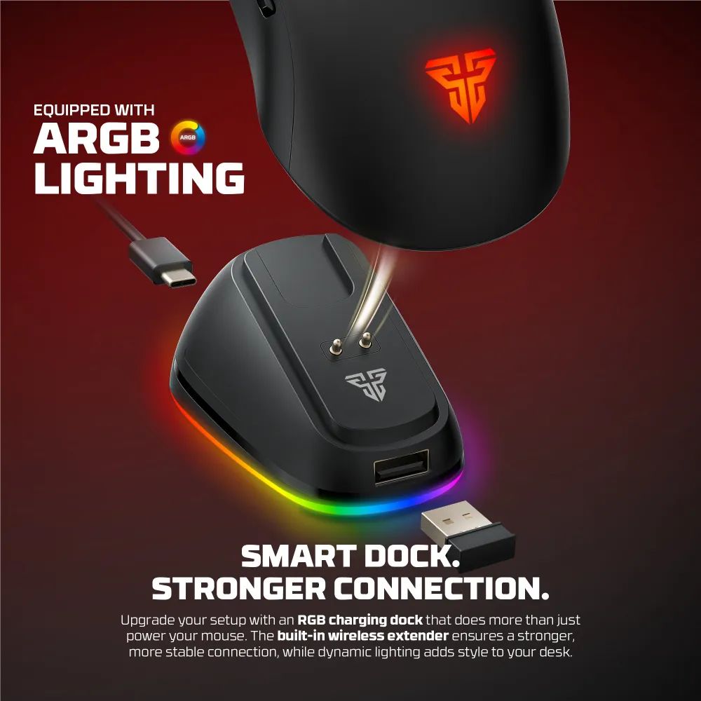Mis Wireless Gaming Fantech WG9RD Kanata beli