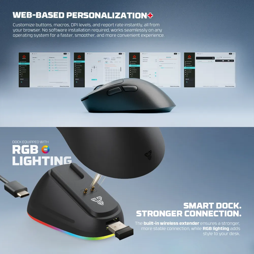 Mis Wireless Gaming Fantech WG14E Yari E crni