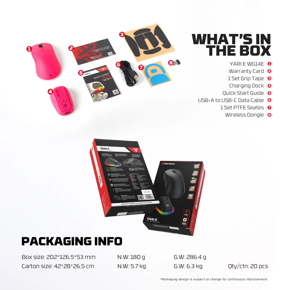 Mis Wireless Gaming Fantech WG14E Yari E crni
