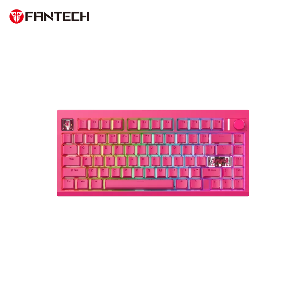 Tastatura Mehanicka Gaming Fantech MK921 Maxfit 8 Wireless pink (white switch)