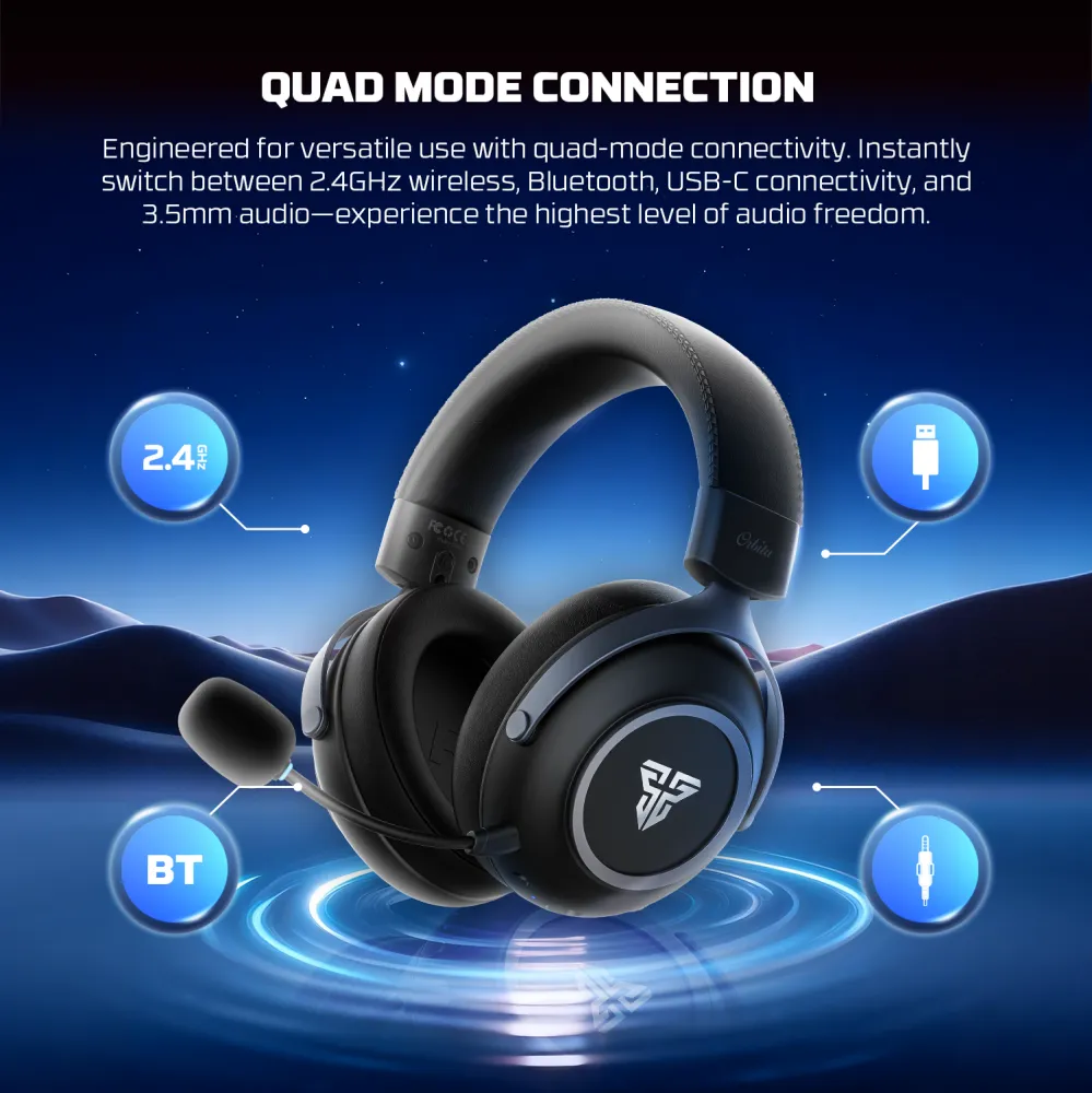 Bluetooth slusalice Fantech WHG07 Orbita crne