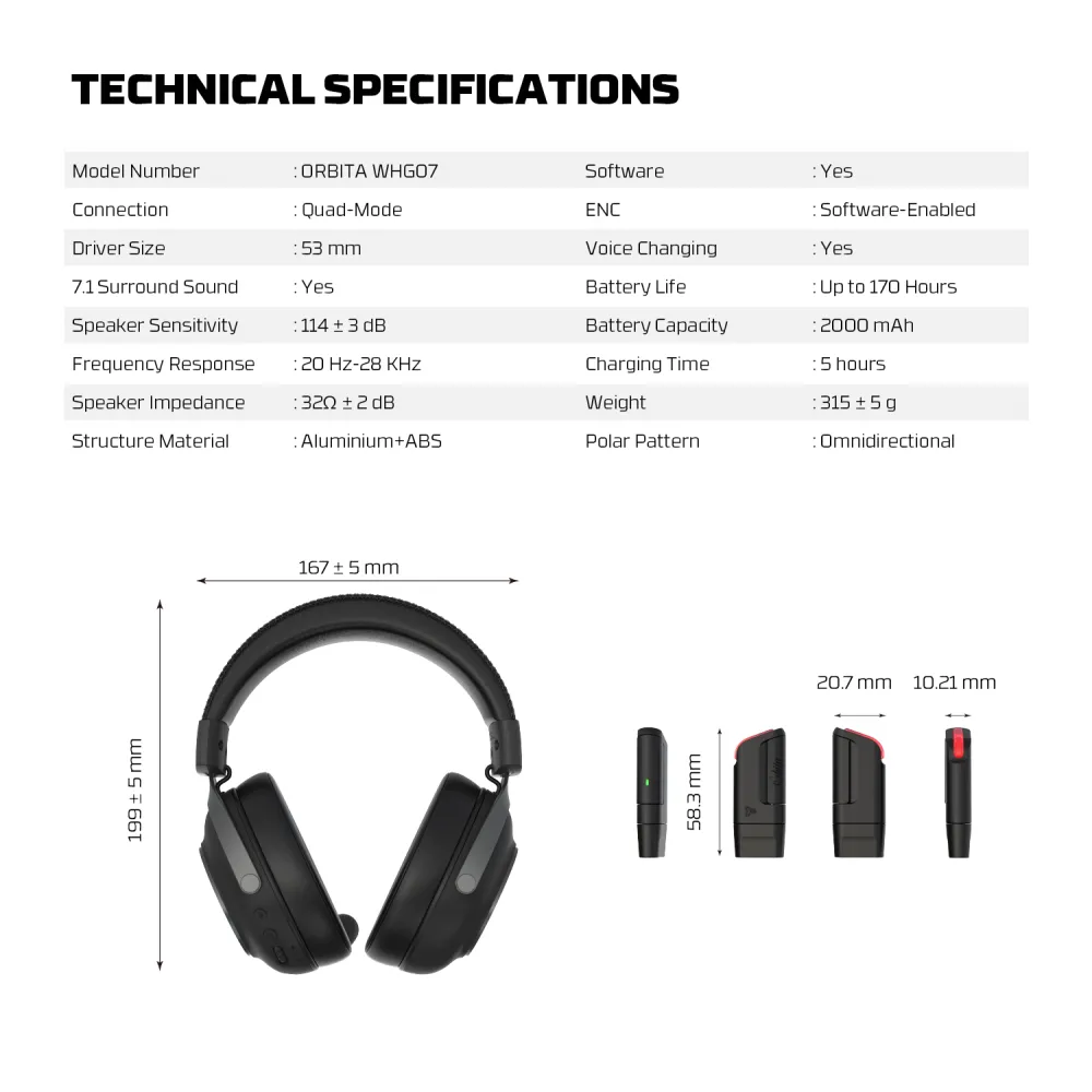 Bluetooth slusalice Fantech WHG07 Orbita pink
