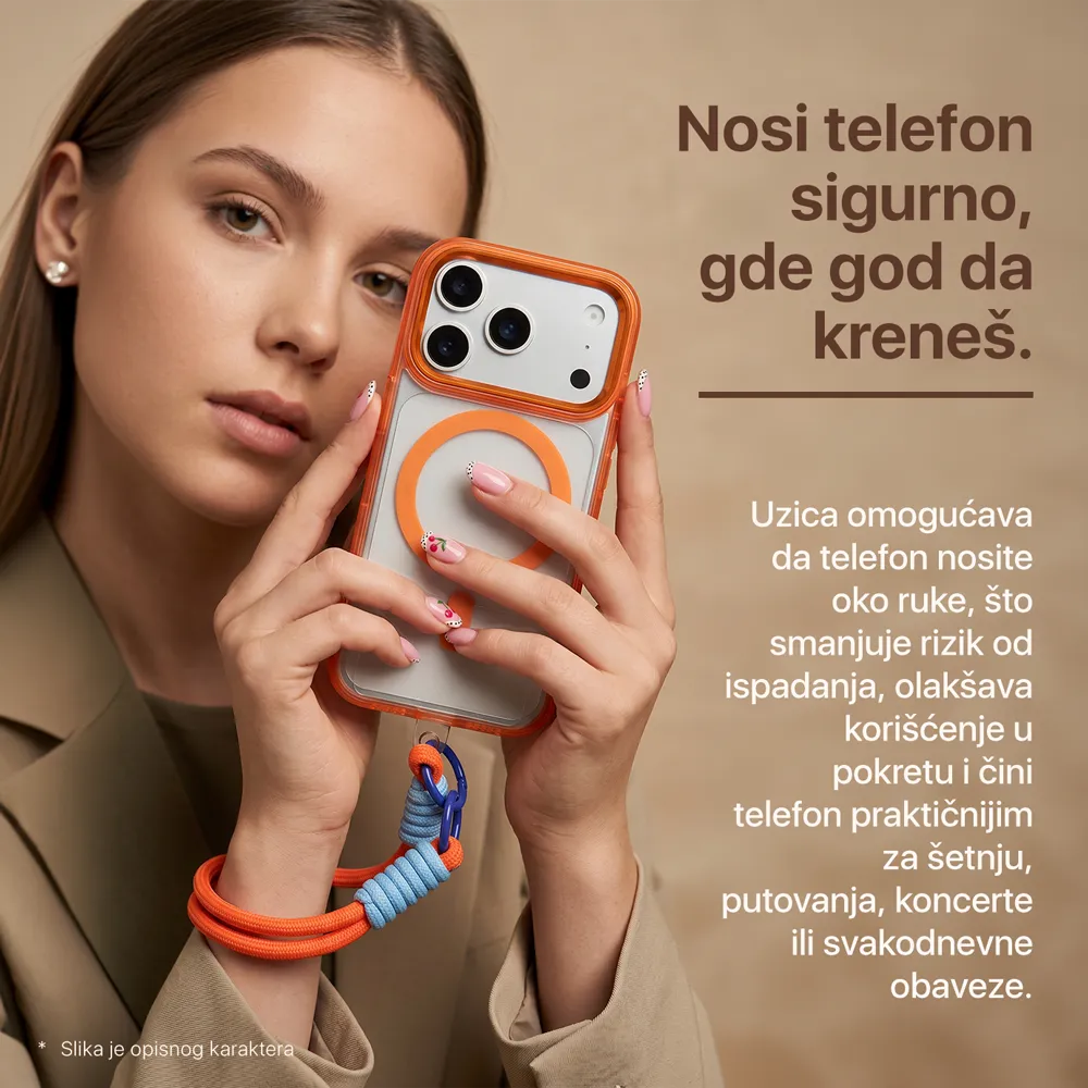 Maska Magsafe Loop za iPhone 17 Pro Max 6.9 ljubicasta