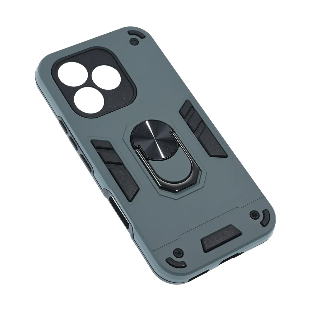Maska Hard Ring za Honor 600 Lite tamno siva