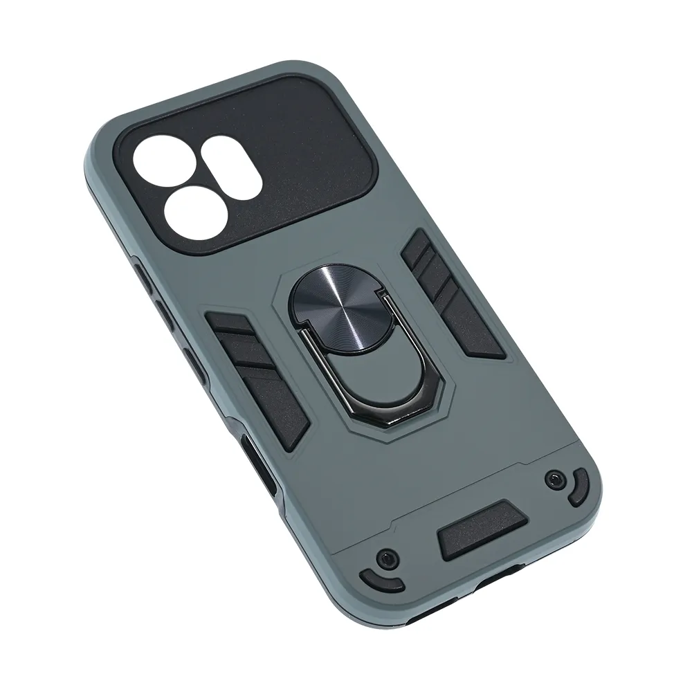 Maska Hard Ring za Honor 600 tamno siva