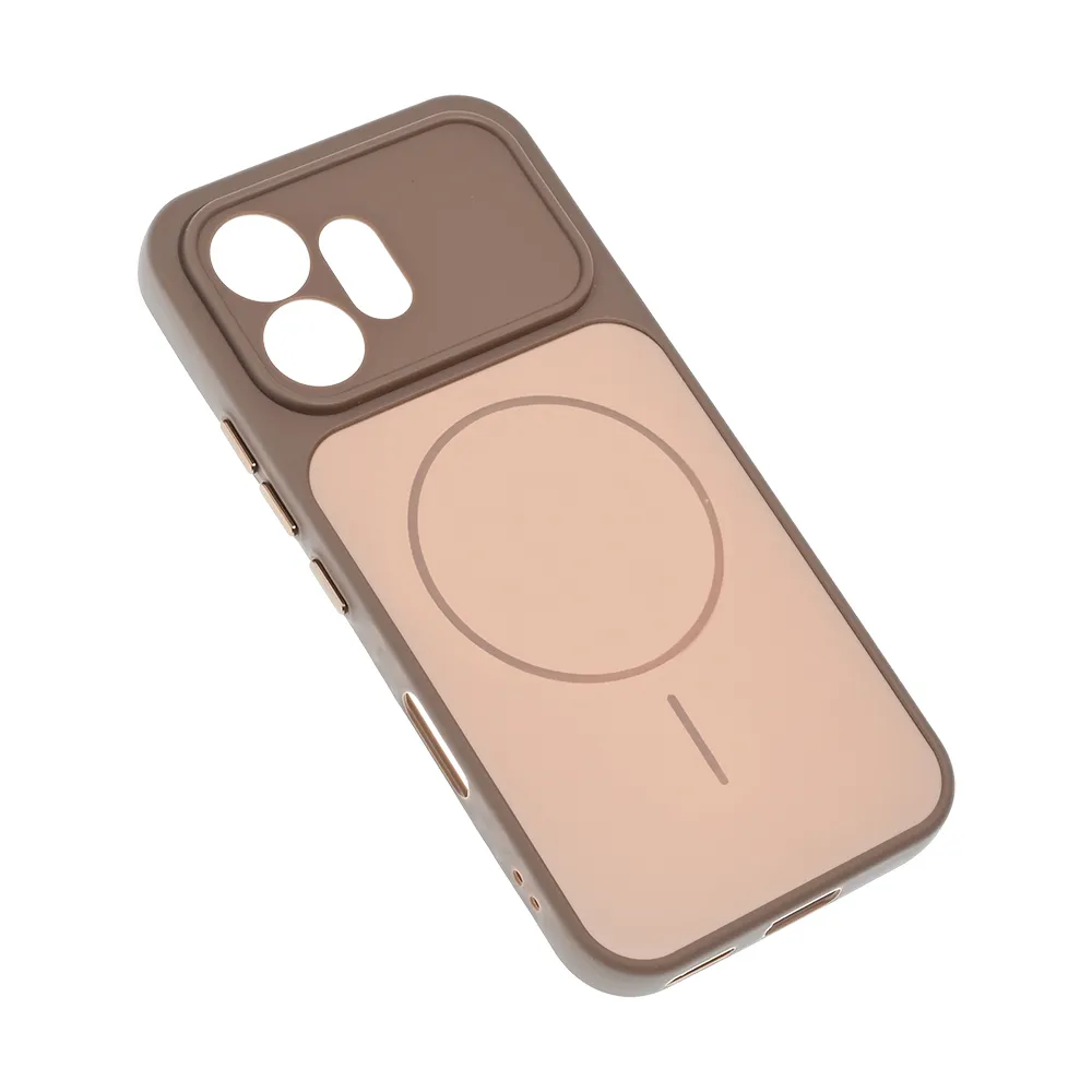 Maska Magsafe Matte Line Lite za Honor 600 braon