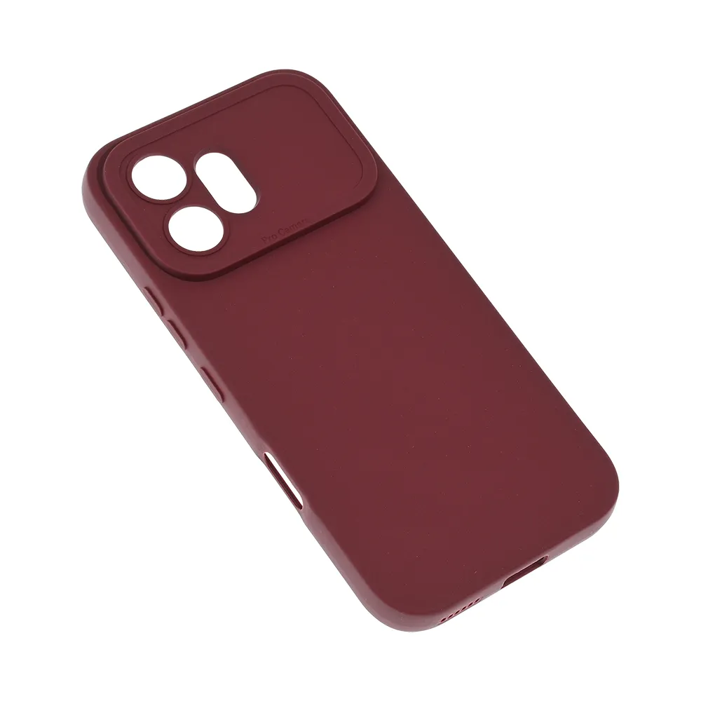 Maska Silikon Pro Camera za Honor 600 bordo