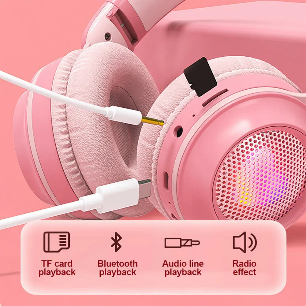 Bluetooth slusalice Bunny plave