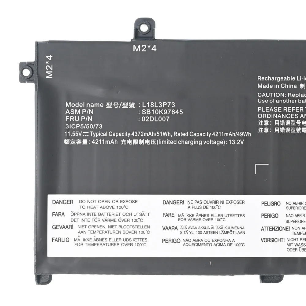 Baterija za laptop Lenovo T14 G1, P14s G2, T490, L18L3P73  HQ2200 B