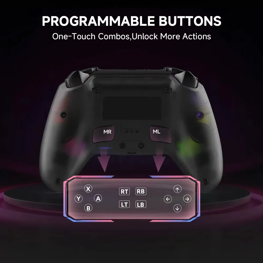 Joypad Bluetooth WIFI za PS5 crni RGB