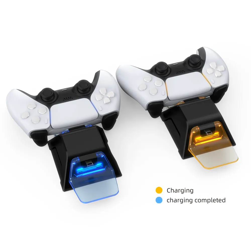 Dobe TP5-0528 Punjac za PS5 kontrolere dual crni