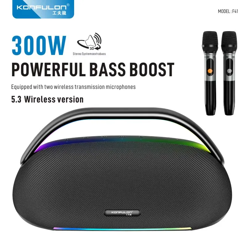 Bluetooth zvucnik KONFULON F41 300W baterija 30000mAh
